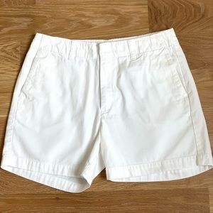 Calvin Klein white khaki shorts, size 6